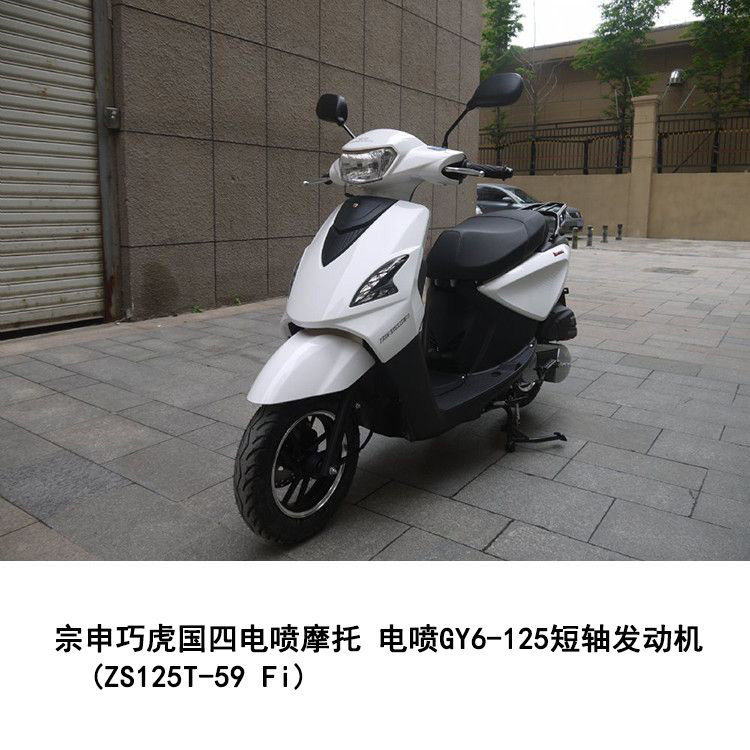 宗申巧虎摩托车 ZS125T-59 电喷GY6-125短轴单减震发动机